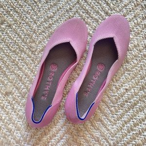 Rothy's Round Toe Women's Flats in Pink